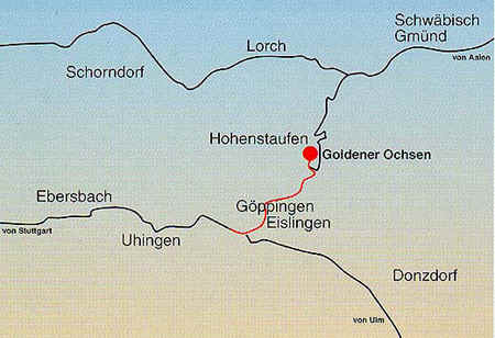 Anfahrt Goldener Ochsen Anfahrt Goldener Ochsen